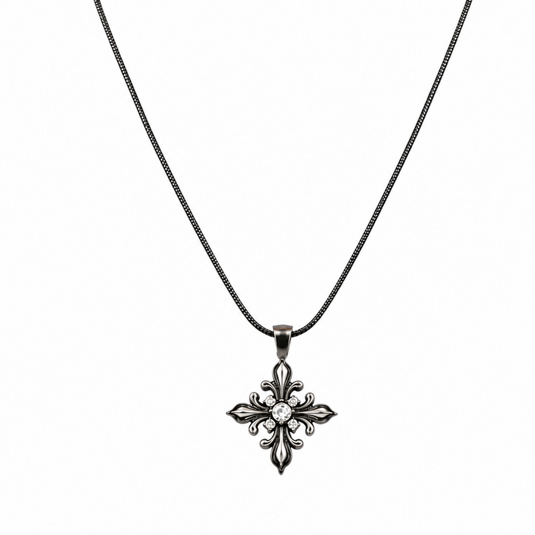 Zircon Warbler Necklace - Black | Salty