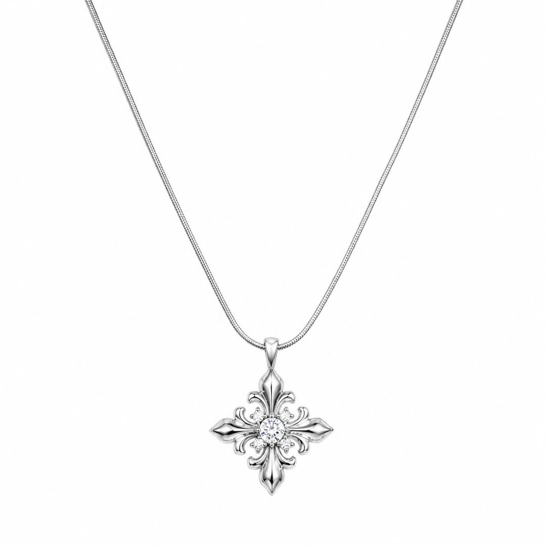 Zircon Warbler Necklace - Silver | Salty