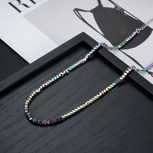 Titan Edge Bead Necklace - Multicolor | Salty