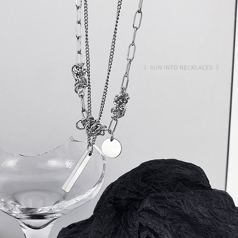 Kinetic Layered Chain Necklace | Salty