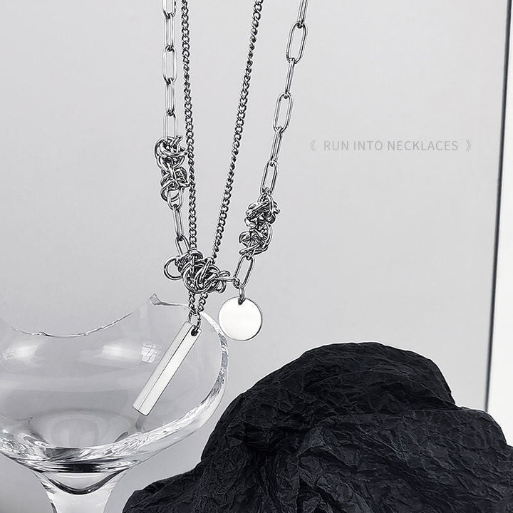Kinetic Layered Chain Necklace | Salty