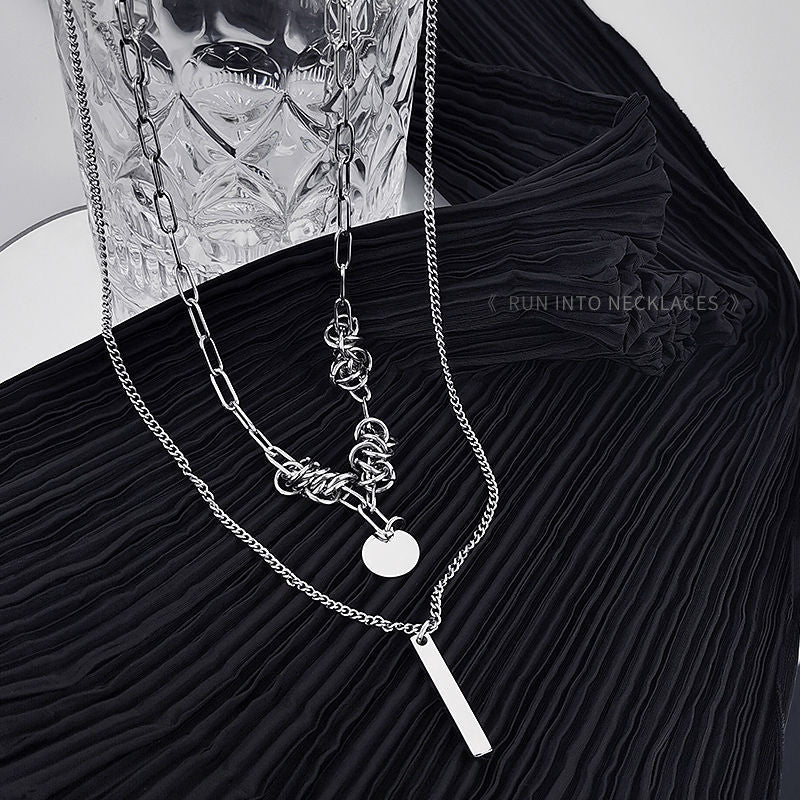Kinetic Layered Chain Necklace | Salty