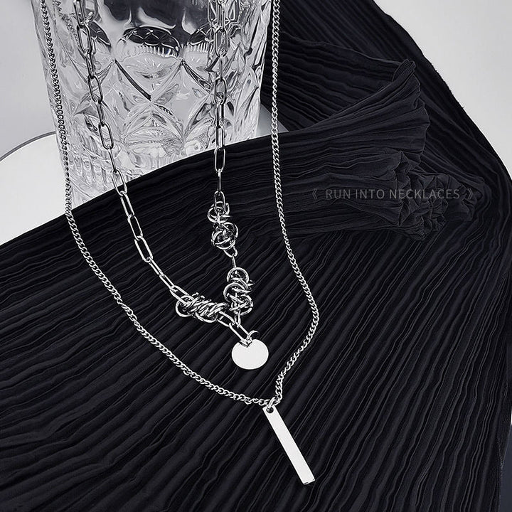 Kinetic Layered Chain Necklace | Salty