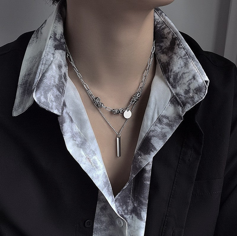 Kinetic Layered Chain Necklace | Salty