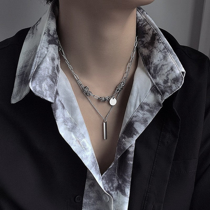 Kinetic Layered Chain Necklace | Salty