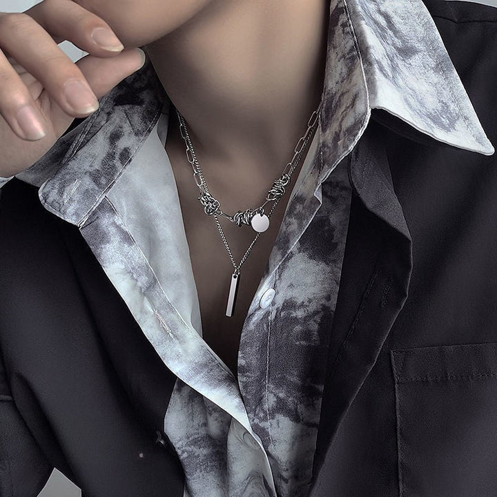 Kinetic Layered Chain Necklace | Salty