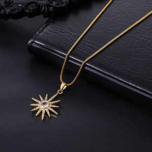 Zenith Sunburst Pendant Necklace | Salty