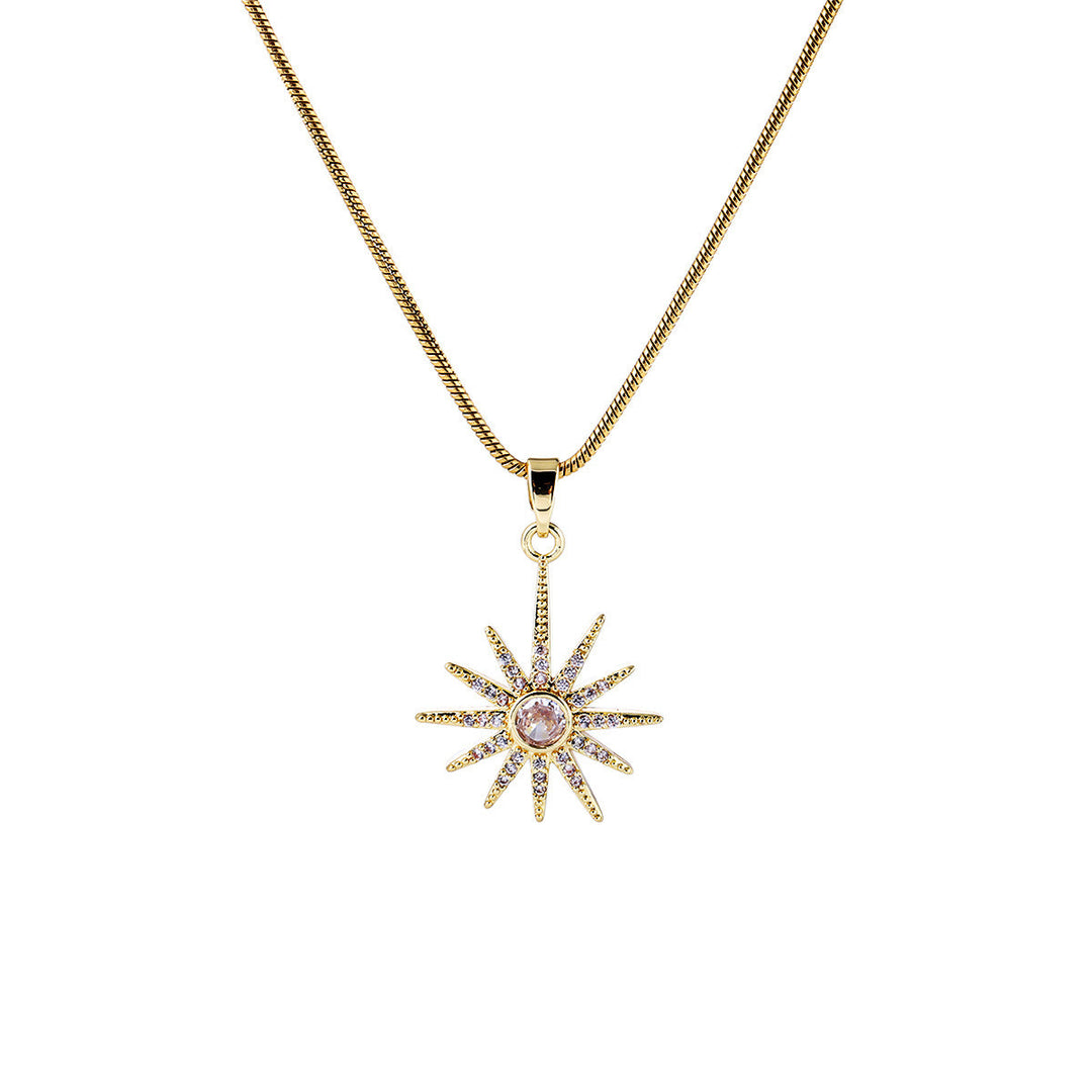 Zenith Sunburst Pendant Necklace | Salty