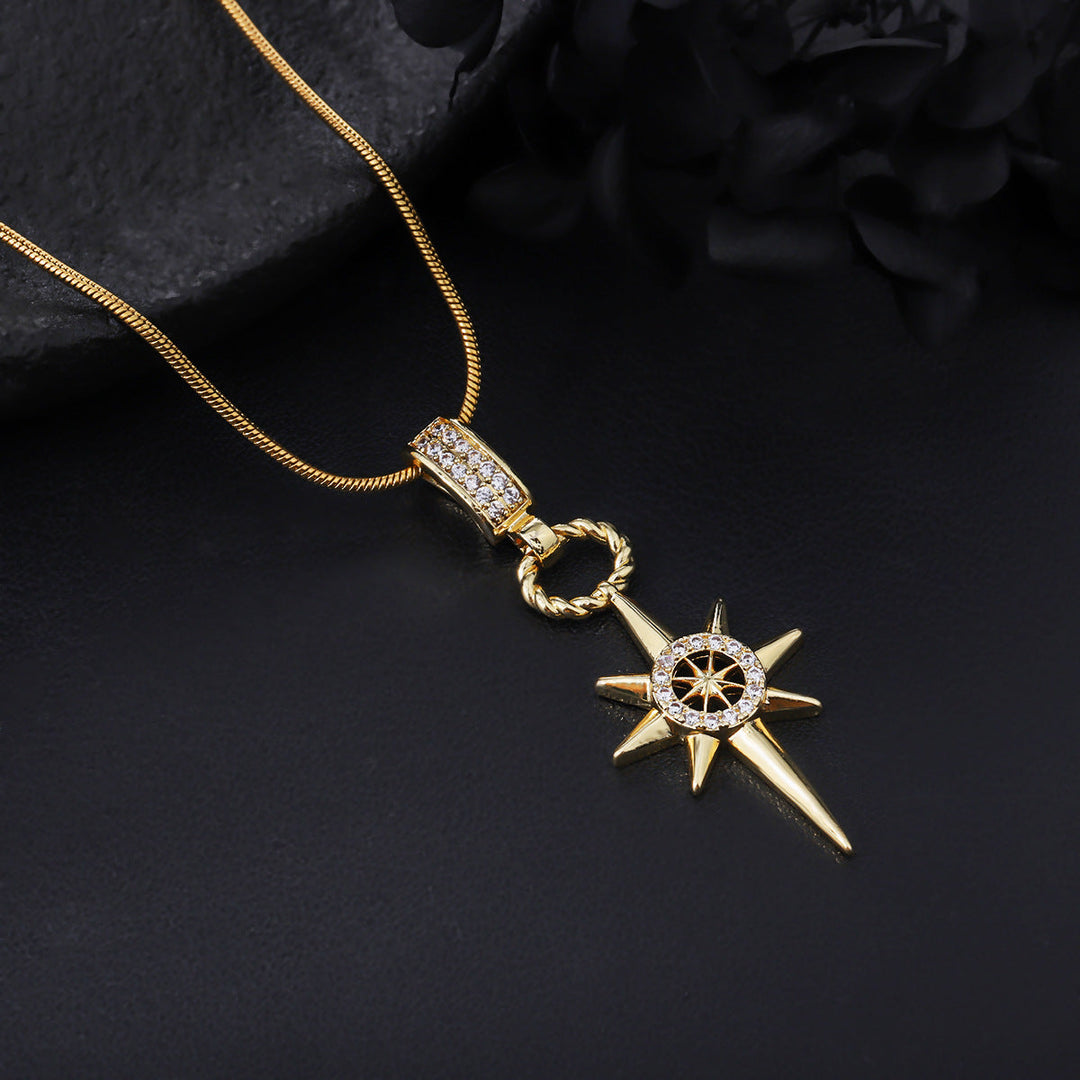 Conqueror North Star Pendant Necklace | Salty