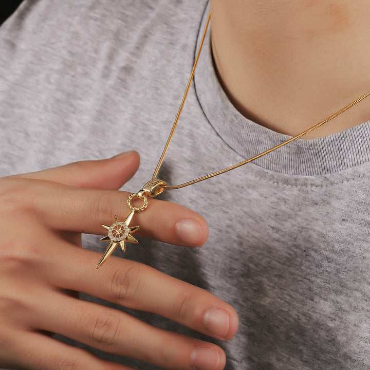 Conqueror North Star Pendant Necklace | Salty
