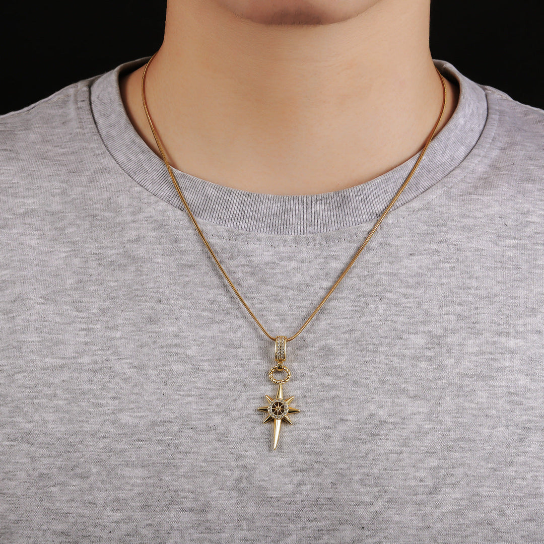 Conqueror North Star Pendant Necklace | Salty