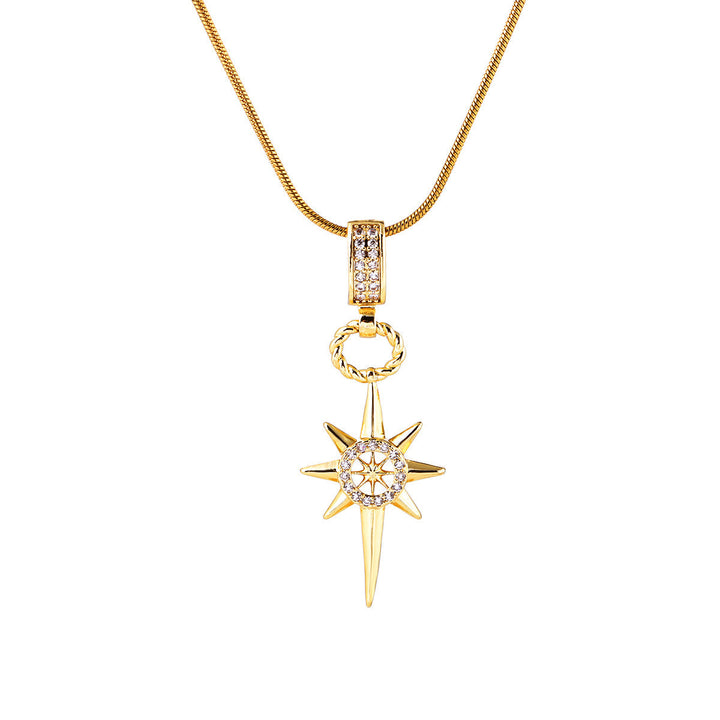 Conqueror North Star Pendant Necklace | Salty