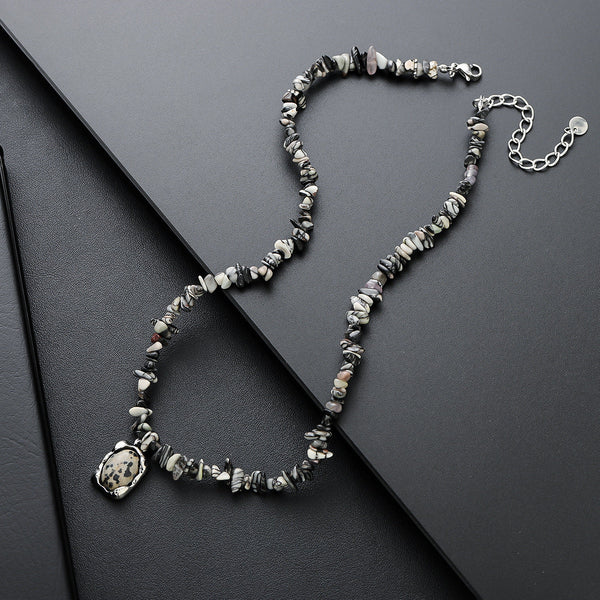 Terra Mosaic Pendant Necklace