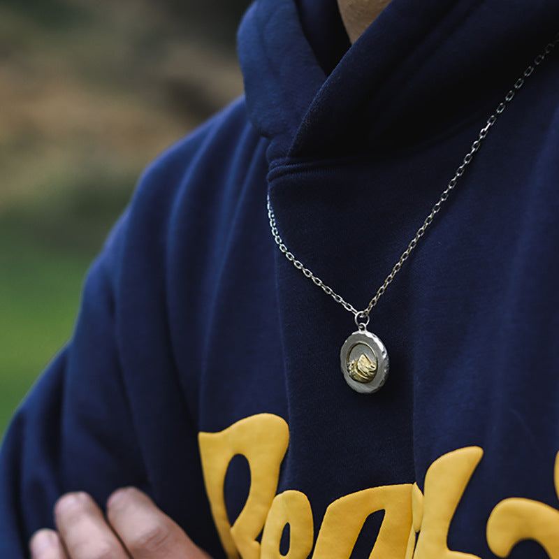 Pinnacle Mountain Medallion Necklace