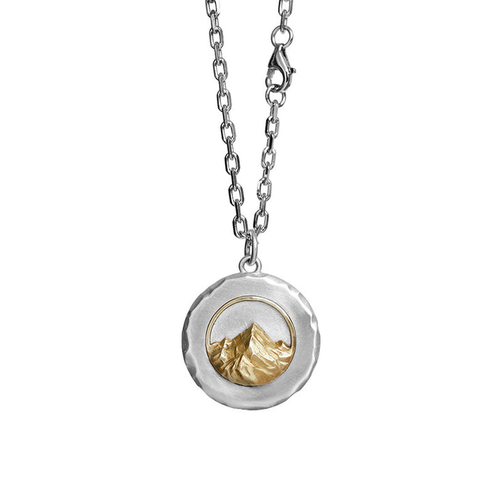 Pinnacle Mountain Medallion Necklace