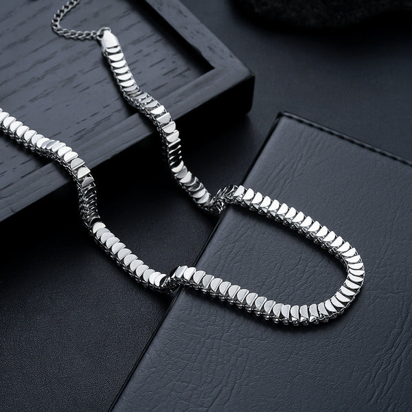 Lamellar Chain Necklace