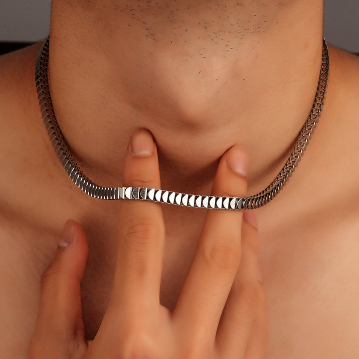 Lamellar Chain Necklace | Salty