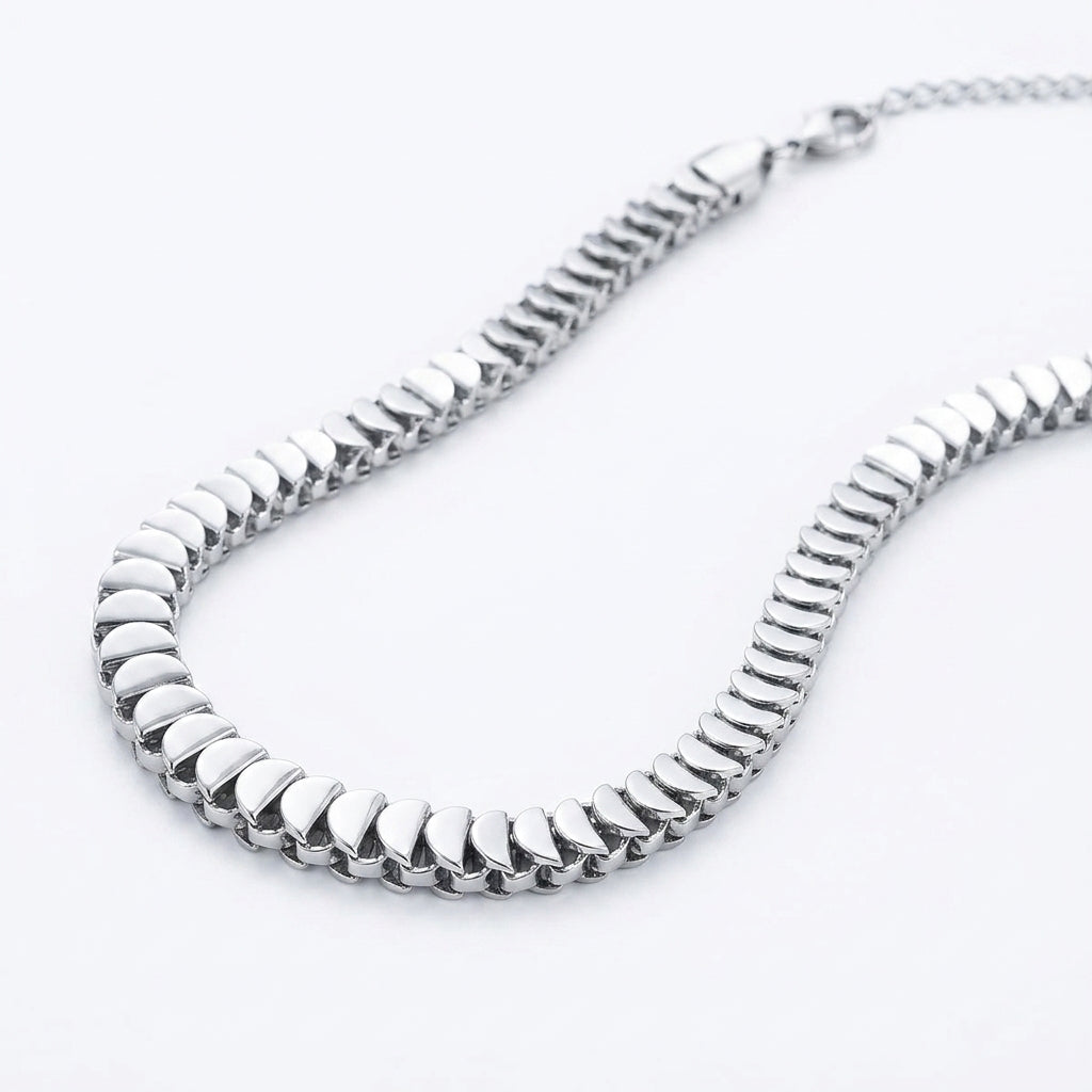 Lamellar Chain Necklace