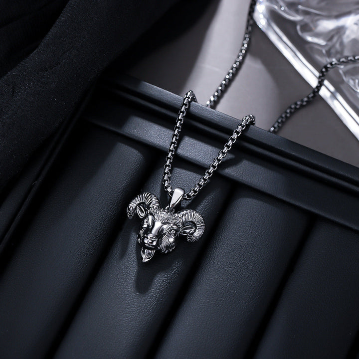 Aries Zodiac Pendant Necklace | Salty