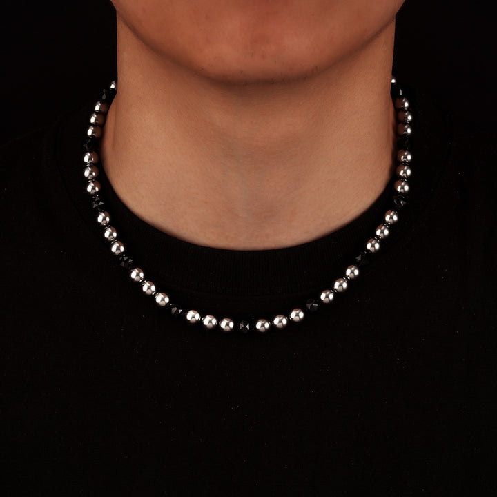 Noir Pearl Strand Necklace