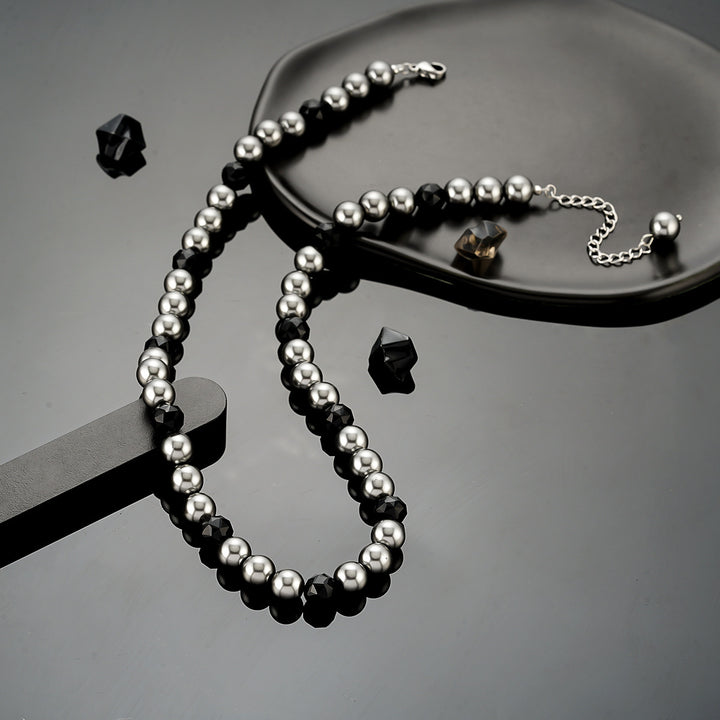 Noir Pearl Strand Necklace