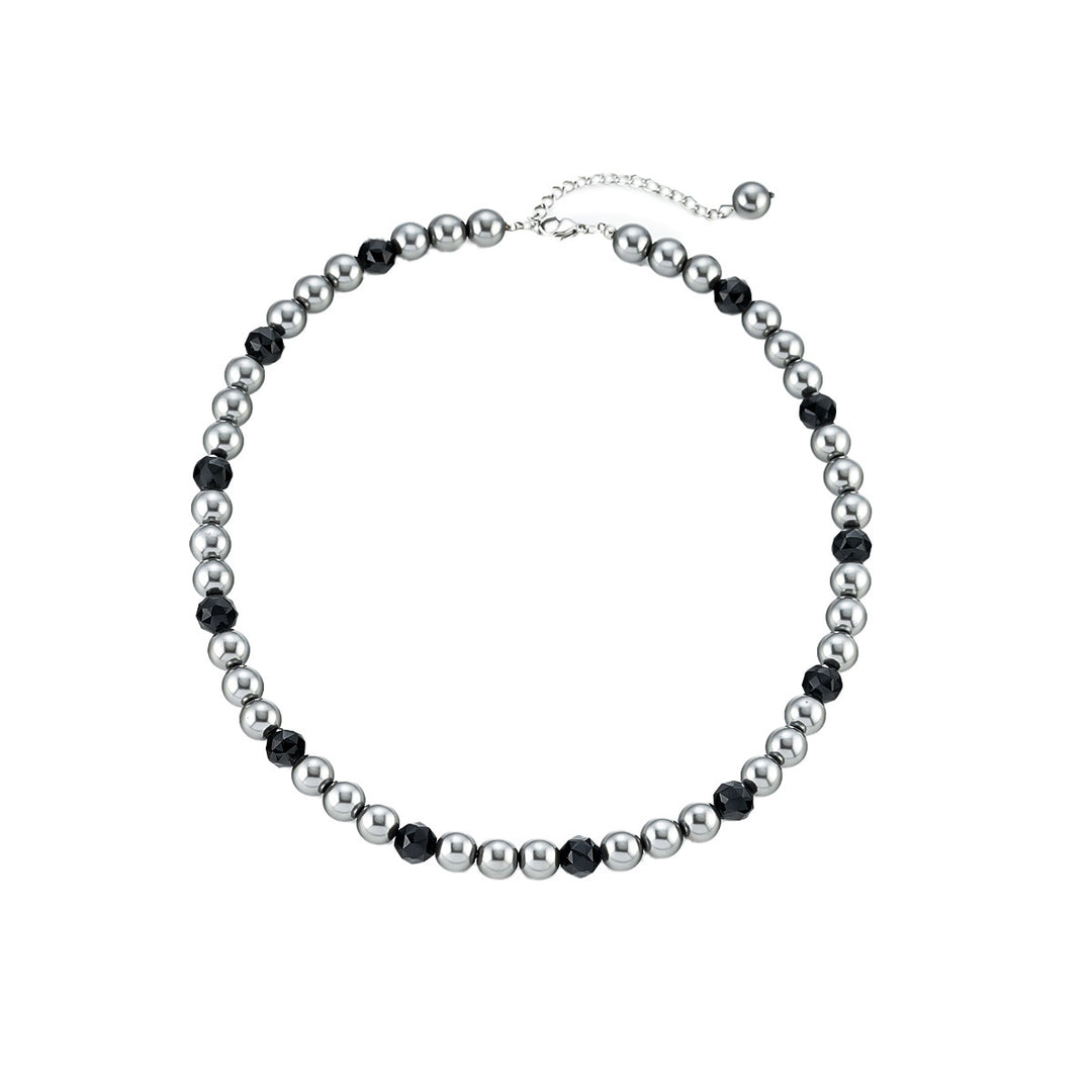 Noir Pearl Strand Necklace