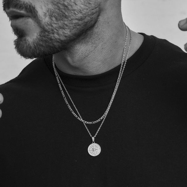 Voyager Compass Pendant Necklace | Salty
