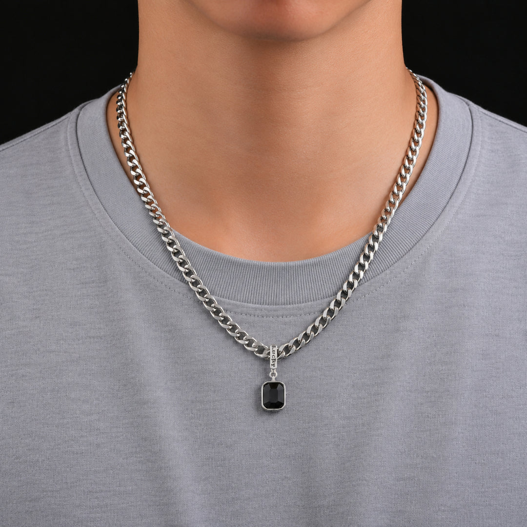 Black Rhinestone Necklace