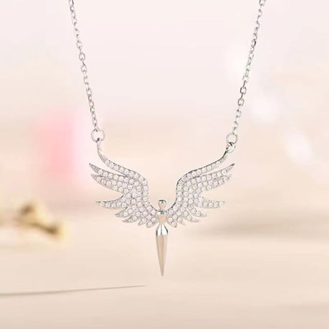 Celestia Wings Pendant Necklace