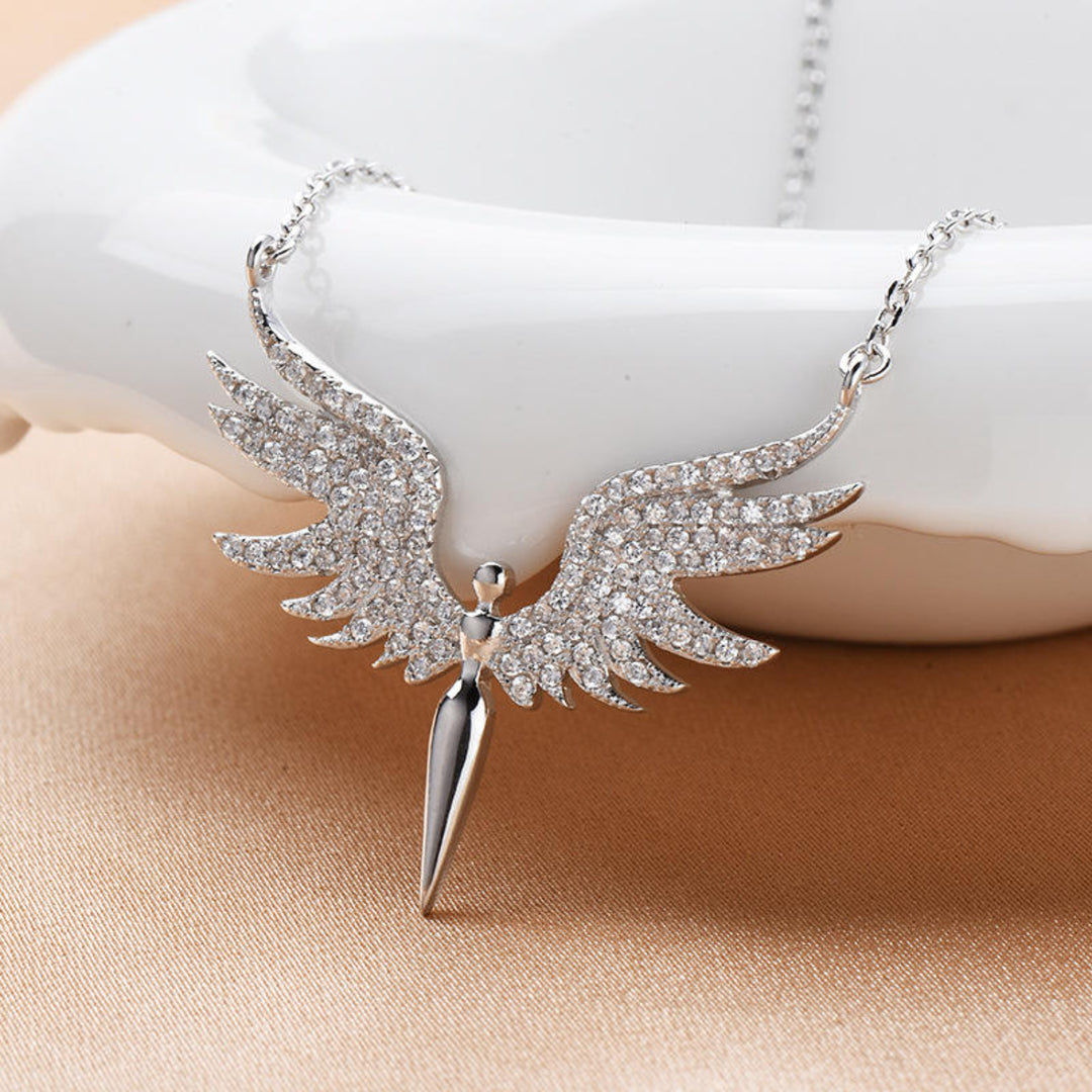Celestia Wings Pendant Necklace