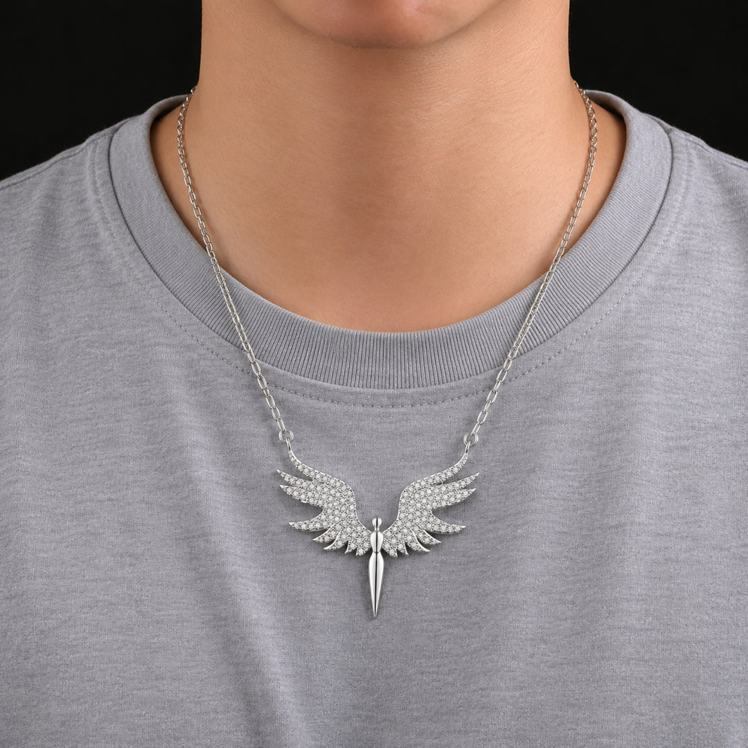Celestia Wings Pendant Necklace