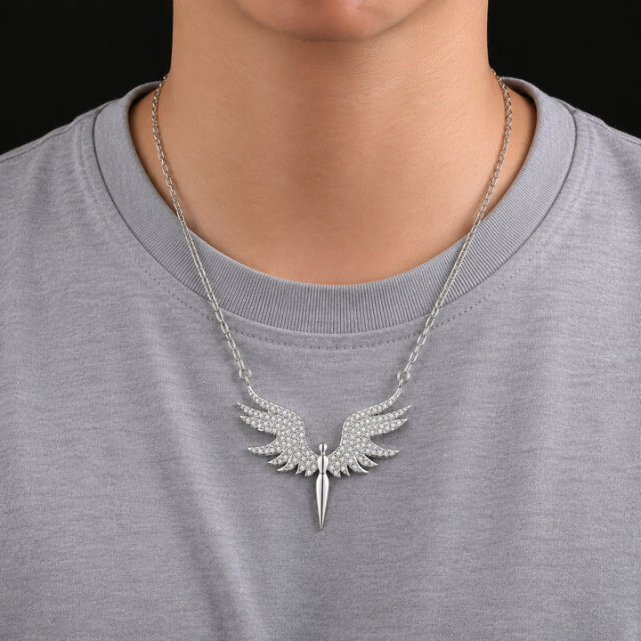 Celestia Wings Pendant Necklace