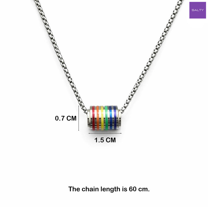 Nova Core Barrel Pendant Necklace