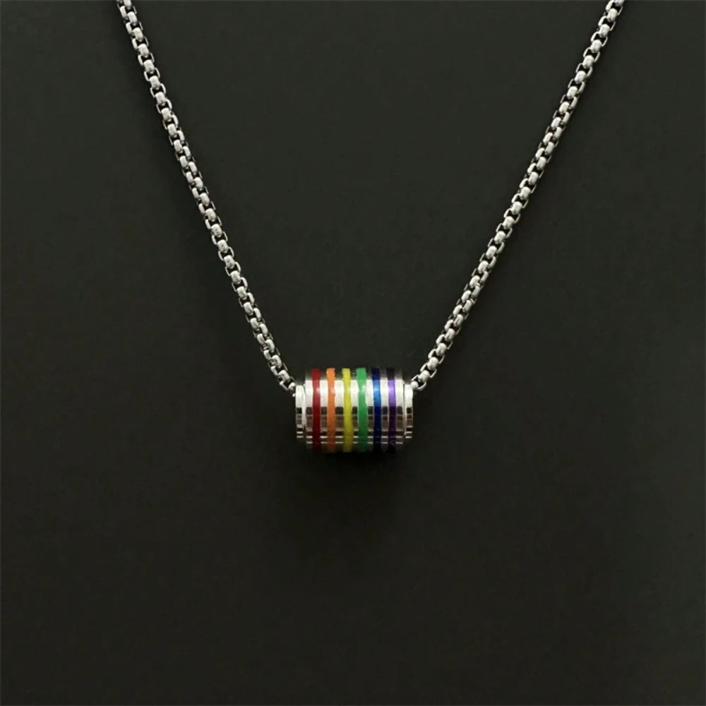Nova Core Barrel Pendant Necklace