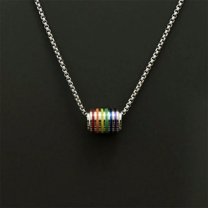 Nova Core Barrel Pendant Necklace