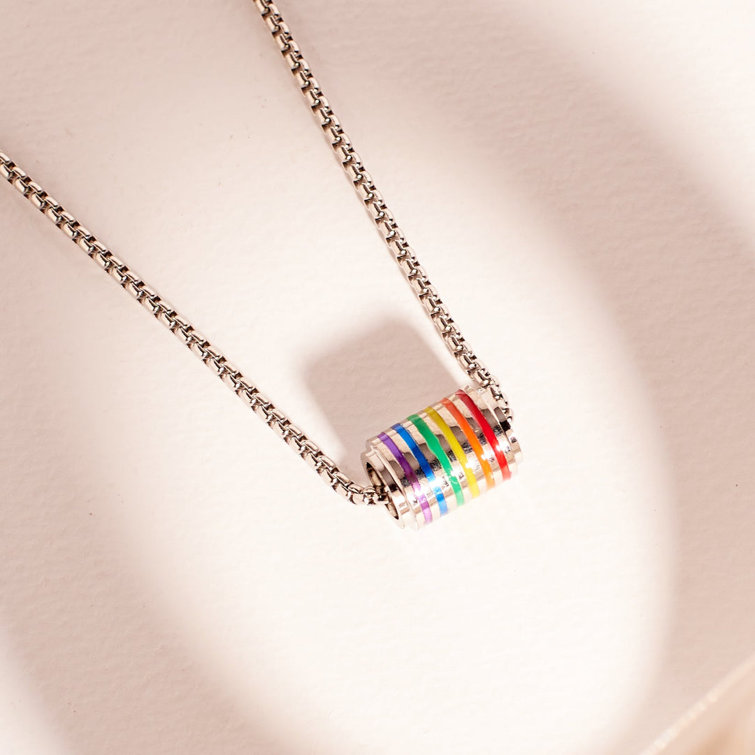 Nova Core Barrel Pendant Necklace
