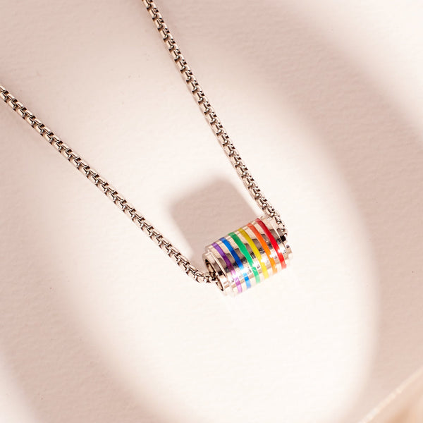 Nova Core Barrel Pendant Necklace