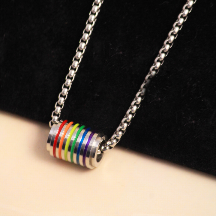 Nova Core Barrel Pendant Necklace