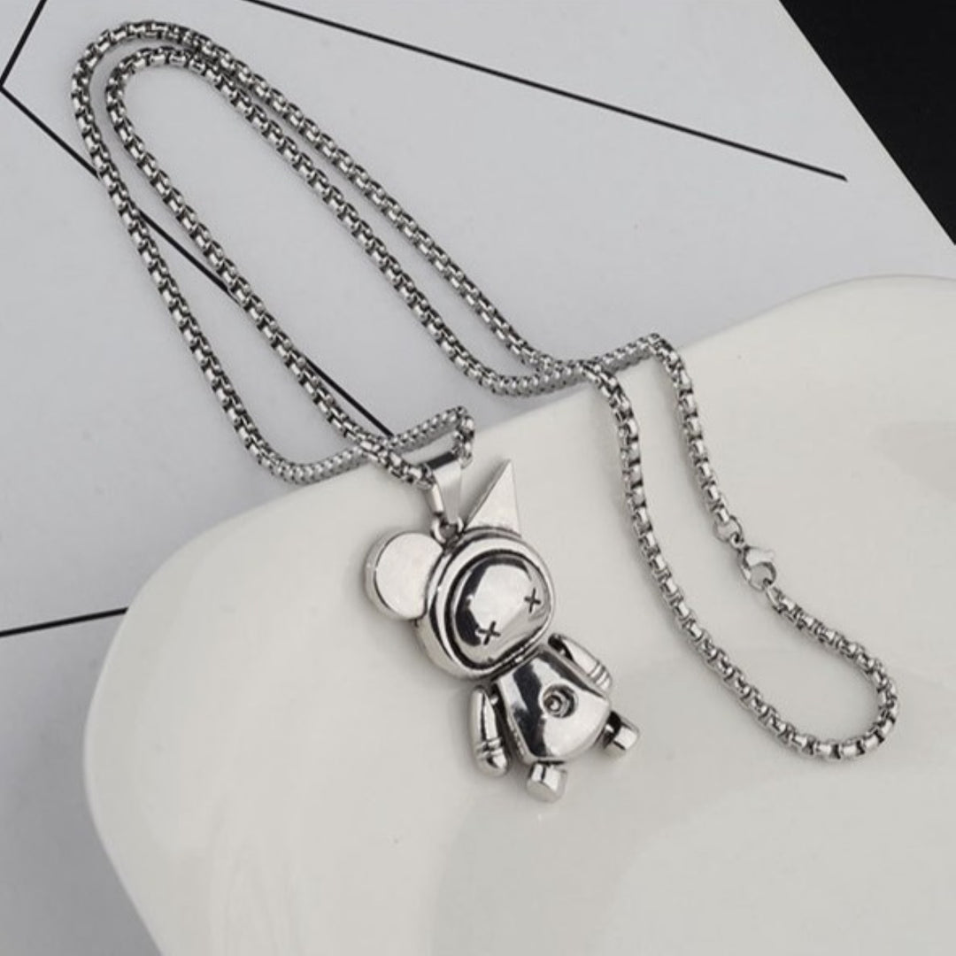 Cosmic Scout Spaceman Necklace