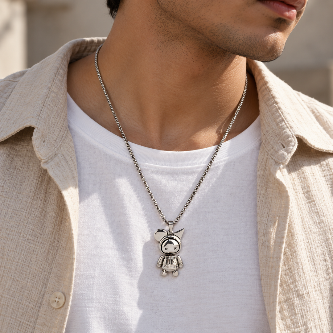 Cosmic Scout Spaceman Necklace