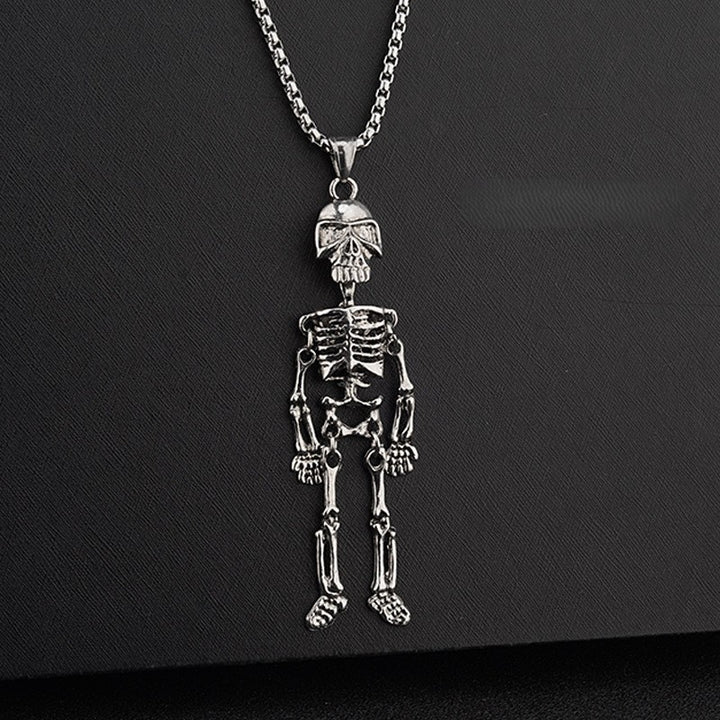 Cryptwalker Skull &amp; Bones Necklace
