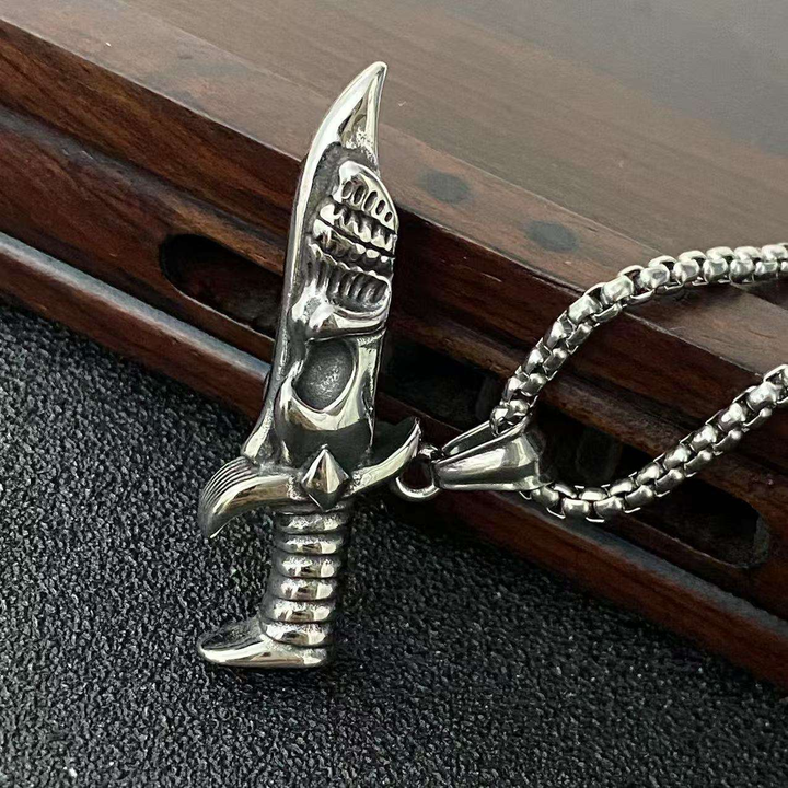 Skull Dagger Necklace