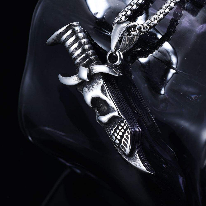 Skull Dagger Necklace