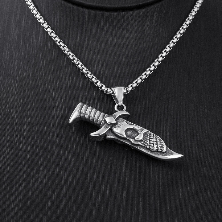Skull Dagger Necklace