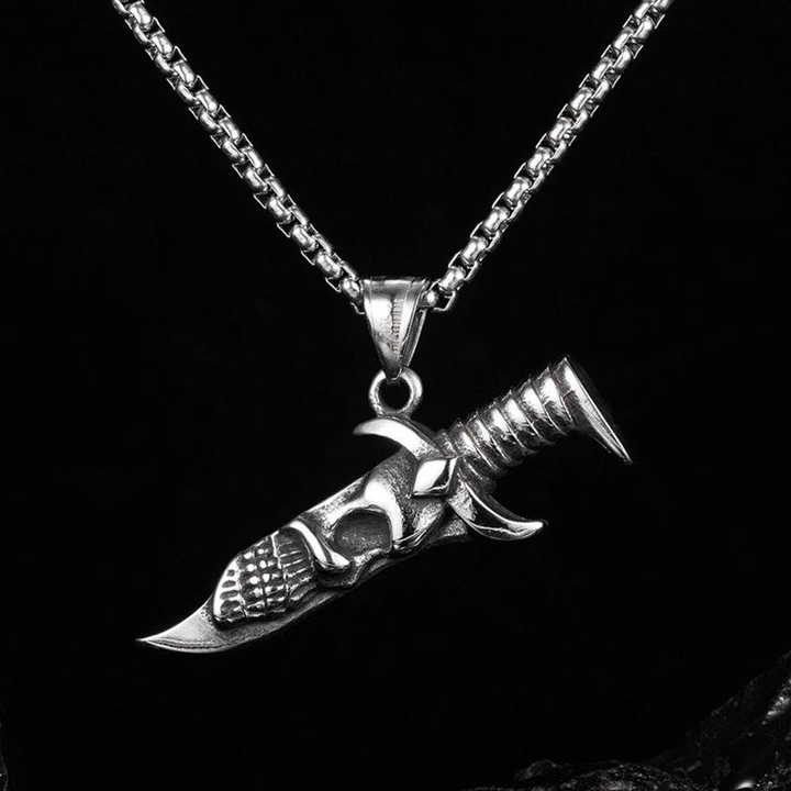 Skull Dagger Necklace