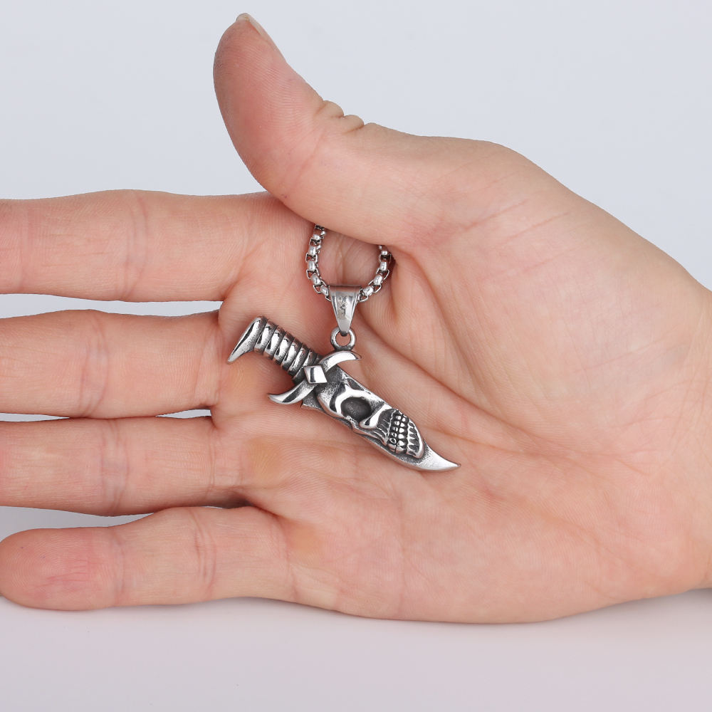 Skull Dagger Necklace