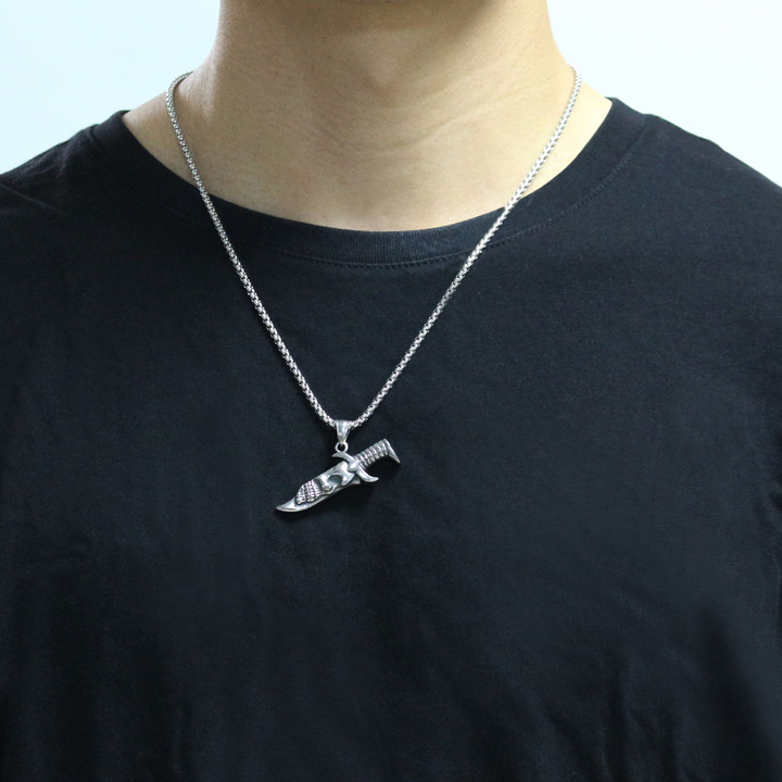 Skull Dagger Necklace