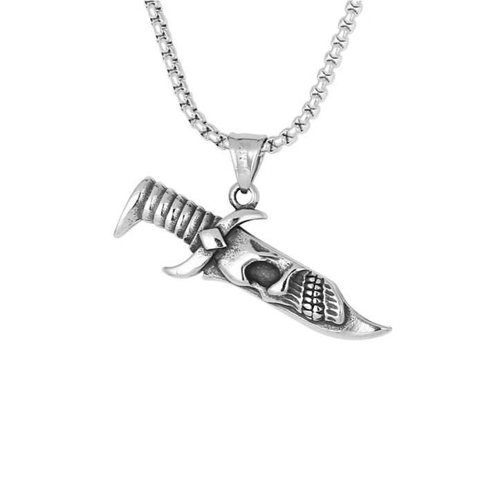 Skull Dagger Necklace
