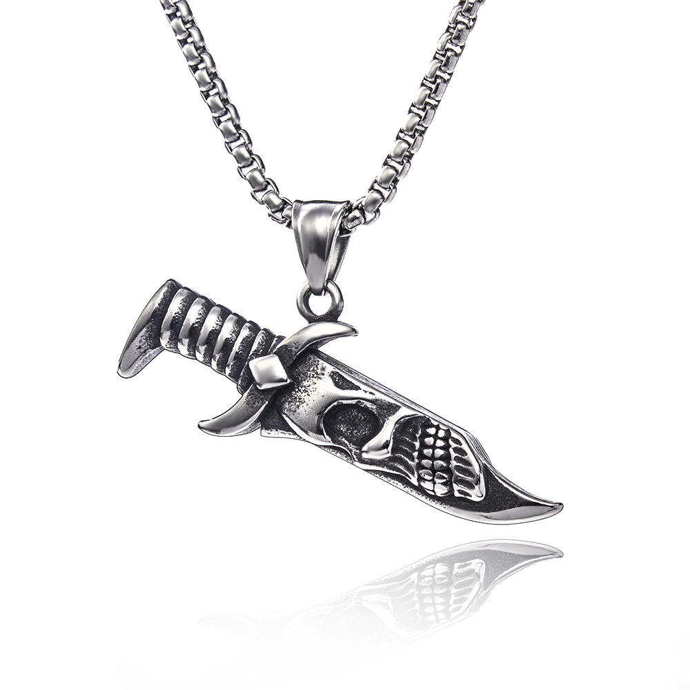 Skull Dagger Necklace