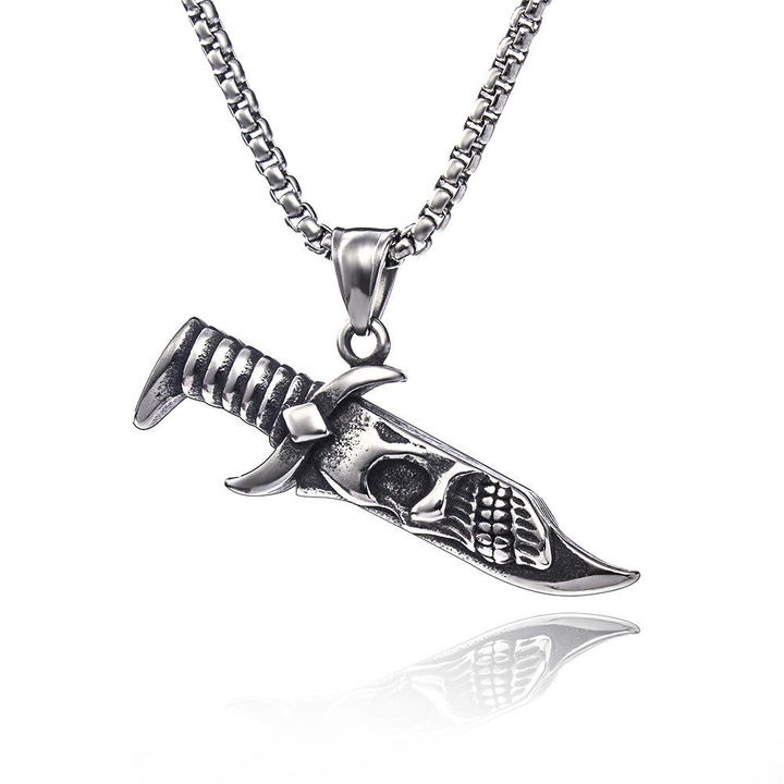 Skull Dagger Necklace